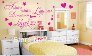 -Cute-Kids-Quotes-Twinkle-Twinkle-Little-Star-Waterpoof-Wall-Quotes ...
