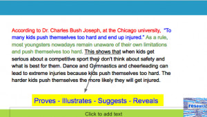 ... today E.F class. You really did VERY well with your quote sandwiches