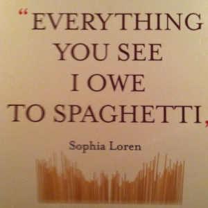 Love this quote from Sophia Loren