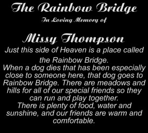 The Rainbow bridge memorial pet urn is a unique handcrafted black ...