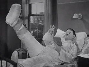 County Hospital (1932), starring Stan Laurel and Oliver Hardy