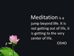 Osho on meditation