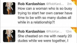 Abuse: Rob Kardashian accused Rita Ora of cheating on him in a series ...