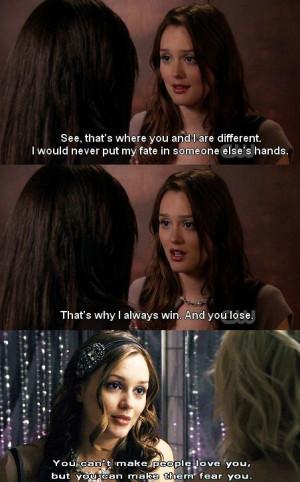 Blair Waldorf Quotes. It is sharp but somehow it's true.