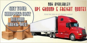 Truck Freight Shipping Quotes at Check-out! Get a quote on Used ...
