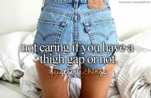 tagged as: thigh. gap. care. weight.