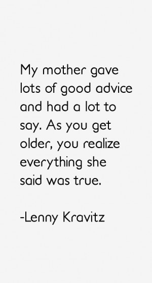 Lenny Kravitz Quotes amp Sayings