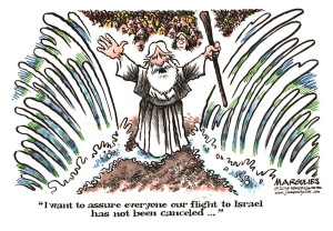 Israeli Palestinian Conflict Political Cartoon