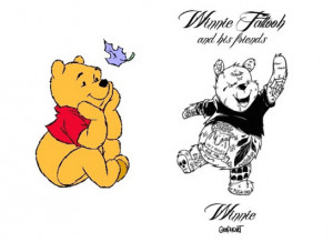 Postales Winnie Pooh...