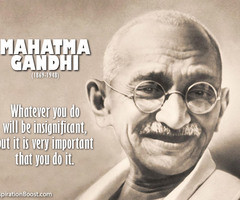 Mahatma Gandhi Action Quotes | Inspiration Boost | Inspiration Boost