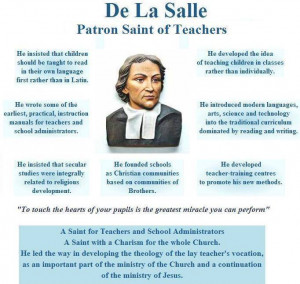 st john baptist de la salle patron saint of teachers st john baptist ...