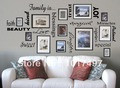 ... quote wall art / decor / family room / sticker,Frames NOT included