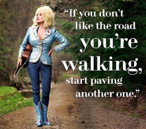 THE ROAD YOU ARE WALKING ON.