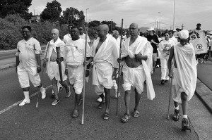 Gandhi Salt March Route In Second And His picture