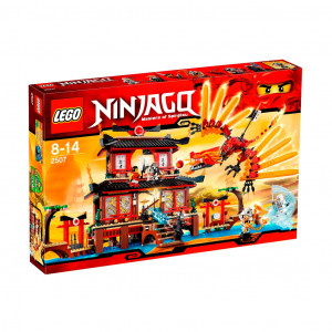 lego 2507 ninjago fire temple incl sensei wu zane kai nya lord