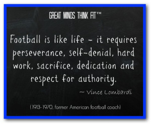 Famous Football Quotes Vince Lombardi
