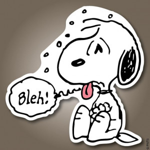 Twitter / Snoopy: Mondays... Bleh! ...