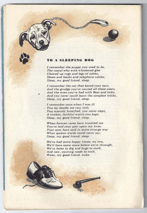 1945 Poem About Pet