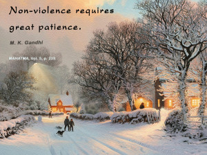 thought for the day non violence