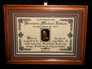 ... CONFIRMATION~P ERSONALIZE IT With Your Name & Bible Verse~Plaque Gifts
