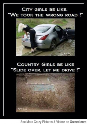 City Girl vs Country Girl Quotes