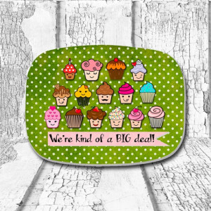 Melamine Platter CUPCAKE Family with quote by SweetSassafrasToo, $26 ...