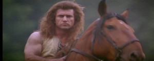... of Mel Gibson, who portrays William Wallace in 