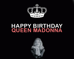 Happy Birthday Madonna