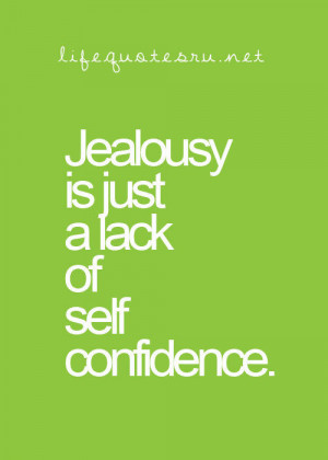 insecurity jealousy quotes