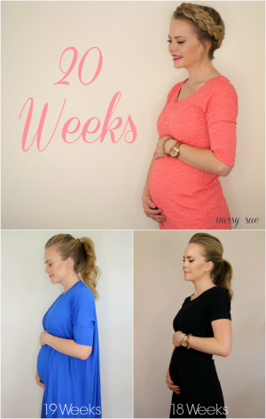 baby bump at 20 weeks