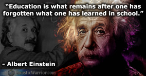 Einstein Quote on Education