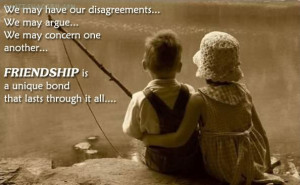 Friendship Is A Unique Bond That Lasts Through It All