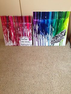melted crayon art with quotes more melted crayons art with quotes 1