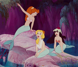 ... disney gif # mermaid # mermaids # peter pan # neverland # vintage