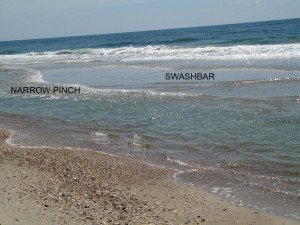 ... the slough narrows a good place to ambush fish feeding in the slough