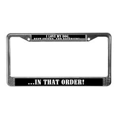 boyfriend humor license plate frame boyfriend humor license plate ...