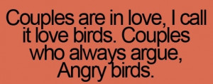 Love birds VS Angry birds