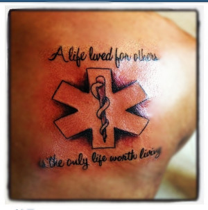 dems star of life http wwwpic2flycom ems tattooshtml