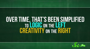 Watch: Are People Really Either Left-Brained Or Right-Brained?