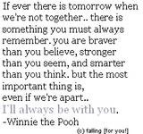 Sage advice from Pooh...