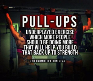 Pull-Ups- Why are people so scared of this exercise? Dont be! Its ...