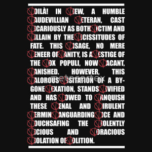 For Vendetta Quotes V Speech