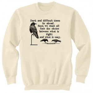 Dumbledore Dark Times Quote Art Sweatshirt Ultra by artbyljgrove, $26 ...