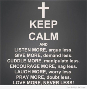 Instagram keep calm quote