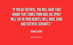 Be Faithful to God Quotes
