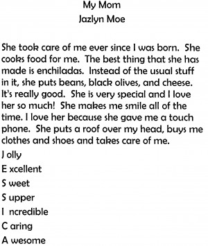 2012 Pampered Mom Letters