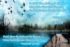 Faith Must Be Enforced By Reason ~ Faith Quote