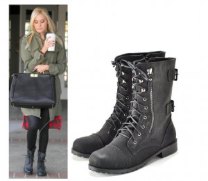 ... Collar-Military-Boots-fashion-flat-boots-black-khaki-grey-EUR-size.jpg