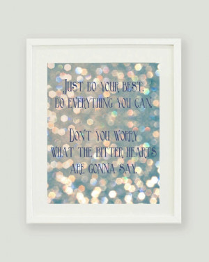 Jimmy Eat World The Middle Quote 8x10 DIGITAL by ohlovelydaydesign, $5 ...