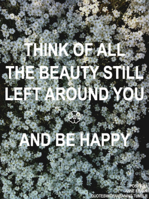 anne frank, beauty, happy, quote, quoteswithameaning, tumblr